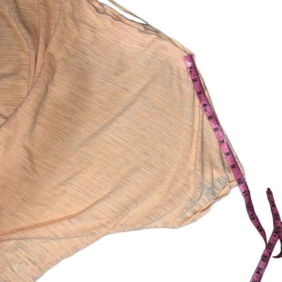 Free People | We the Free Astrid Tee Apricot Off the Shoulder Top Sz L Large - Picture 9 of 9